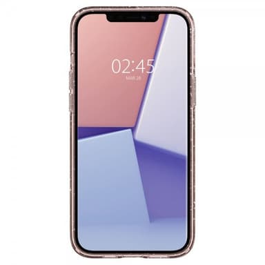 Spigen iPhone 12/iPhone 12 Pro Deksel Liquid Crystal Glitter Rose Quartz