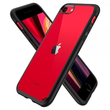 Spigen iPhone 7/8/SE Deksel Ultra Hybrid 3 Svart