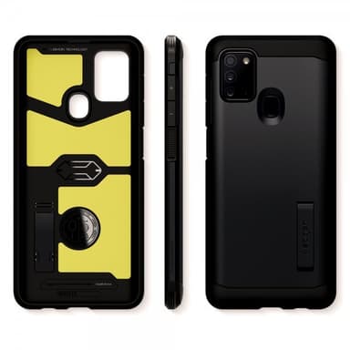 Spigen Samsung Galaxy A21s Deksel Tough Armor Metal Slate