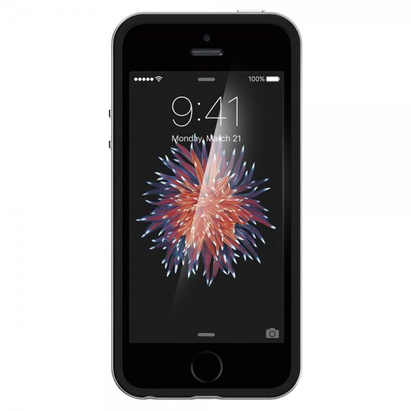 Spigen Neo Hybrid Deksel till iPhone 5 / 5S / SE Satin Sølv
