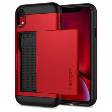 Spigen iPhone Xr Deksel Slim Armor CS Rød