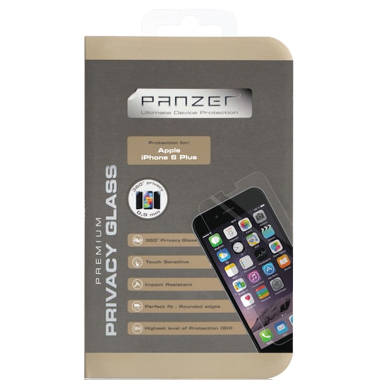 Panzer Mirror skjermbeskyttelse til iPhone 6+/6S+