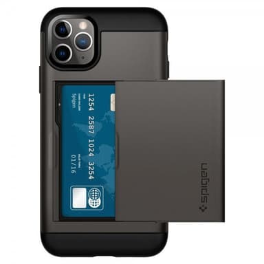 Spigen iPhone 11 Pro Deksel Slim Armor CS Gunmetal