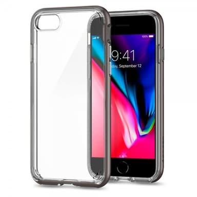 Spigen iPhone 7/8/SE Deksel Neo Hybrid Crystal 3 Gunmetal