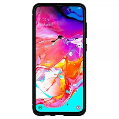Spigen Samsung Galaxy A70 Deksel Rugged Armor Matte Black