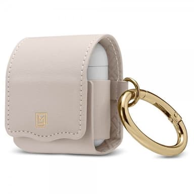 Spigen AirPods (1/2) Deksel La Manon Leather Pale Pink
