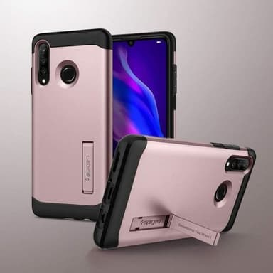 Spigen Huawei P30 Lite Deksel Slim Armor Rosegull