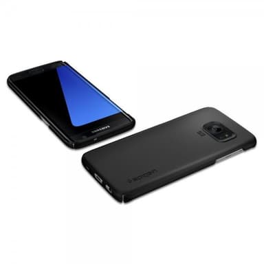 Spigen Samsung Galaxy S7 Edge Deksel Thin Fit Svart