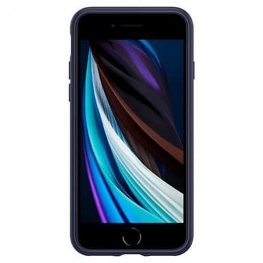 Spigen iPhone 7/8/SE Deksel Liquid Air Midnight Blue