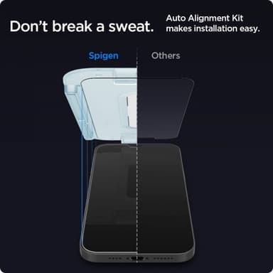 Spigen iPhone 12 Pro Max Skjermbeskytter GLAS.tR EZ Fit 2-pakning