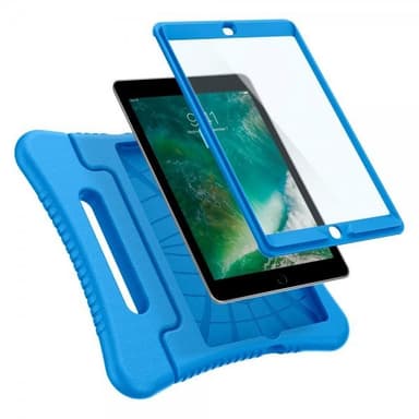 Spigen iPad 9.7 Deksel med Håndtak Play 361 Skjermbeskytter Ocean Blue