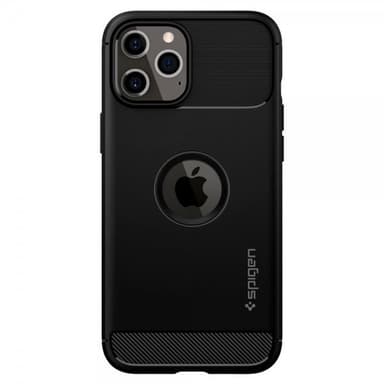 Spigen iPhone 12 Pro Max Deksel Rugged Armor Matte Black