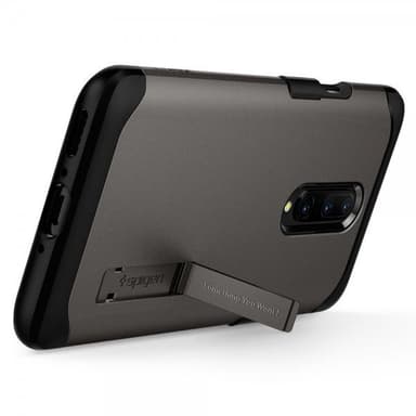 Spigen OnePlus 7 Pro Deksel Slim Armor Gunmetal