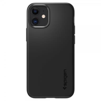 Spigen iPhone 12 Mini Deksel Thin Fit Svart