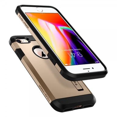 Spigen Tough Armor 3 Deksel till iPhone 7/8/SE Champagne Gold
