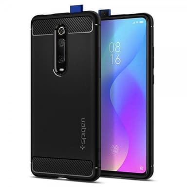 Spigen Xiaomi Mi 9T Deksel Rugged Armor Matte Black