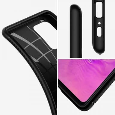 Spigen Samsung Galaxy S10 Lite Deksel Rugged Armor Matte Black