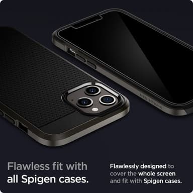 Spigen iPhone 12 Pro Max Skjermbeskytter GLAS.tR EZ Fit 2-pakning