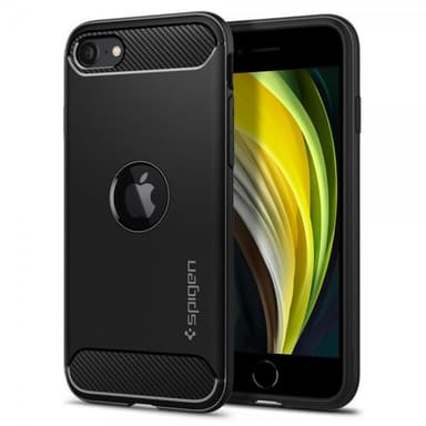 Spigen iPhone 7/8/SE Deksel Rugged Armor Matte Black
