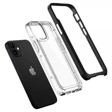 Spigen iPhone 12 Mini Deksel Neo Hybrid Crystal Black