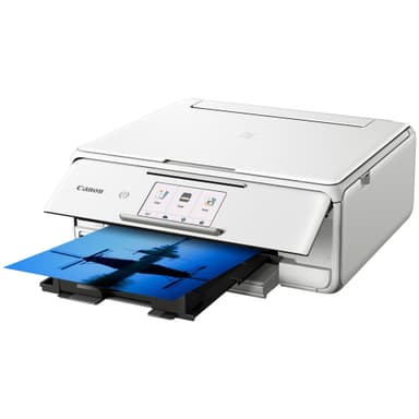 Canon Pixma TS8151 AIO inkjet-skriver (hvit)