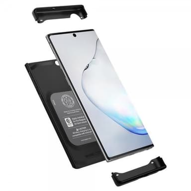 Spigen Samsung Galaxy Note 10 Deksel Thin Fit Classic Svart