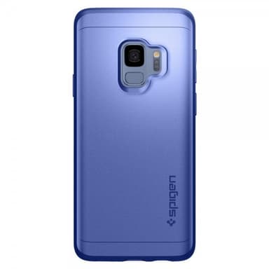Spigen Thin Fit 360 Deksel med Skjermbeskytter till Samsung Galaxy S9 Coral Blue