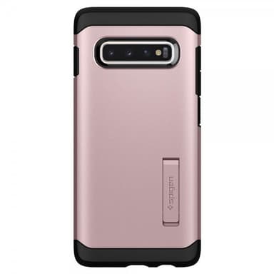 Spigen Samsung Galaxy S10 Plus Deksel Tough Armor Rosegull