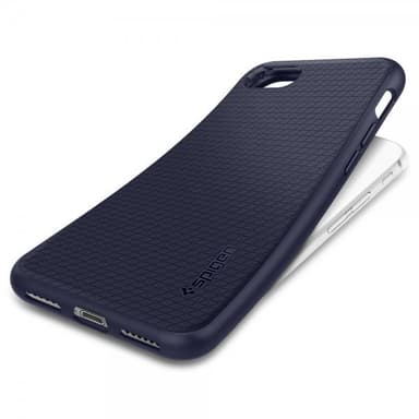 Spigen iPhone 7/8/SE Deksel Liquid Air Midnight Blue