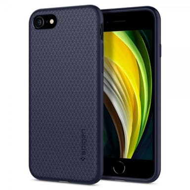 Spigen iPhone 7/8/SE Deksel Liquid Air Midnight Blue