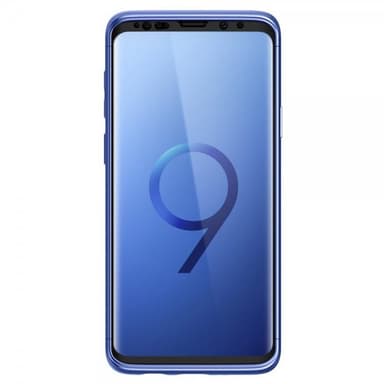 Spigen Samsung Galaxy S9 Plus Deksel med Skjermbeskytter Thin Fit 360 Coral Blue