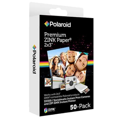 Polaroid ZINK 2x3" fotopapir (50 ark)