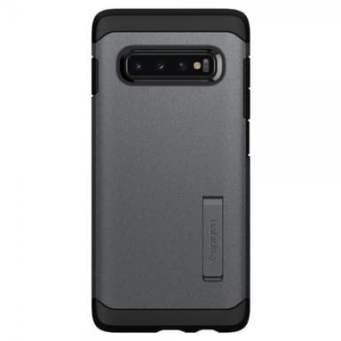Spigen Samsung Galaxy S10 Plus Deksel Tough Armor Graphite Grey
