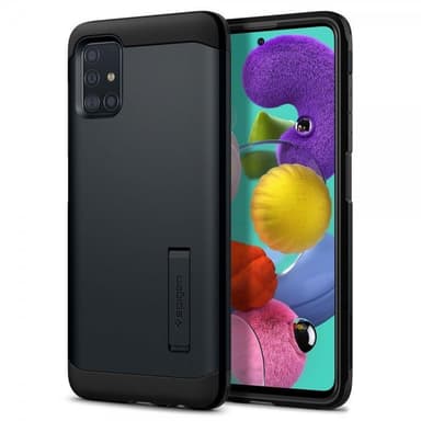 Spigen Samsung Galaxy A71 Deksel Tough Armor Metal Slate