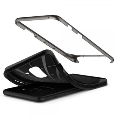 Spigen Neo Hybrid Deksel till Samsung Galaxy A8 2018 Gunmetal