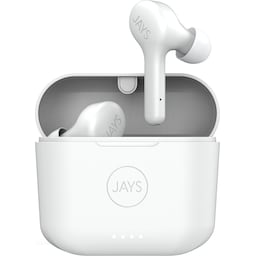 Jays f-Five helt trådløse in-ear hodetelefoner (hvit)