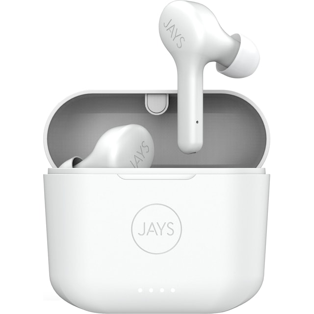 Jays f-Five helt trådløse in-ear hodetelefoner (hvit)