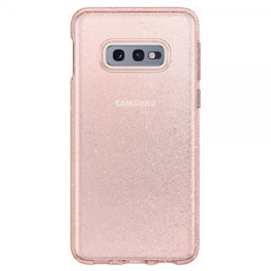 Spigen Samsung Galaxy S10E Deksel Liquid Crystal Glitter Rose Quartz