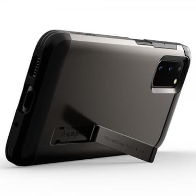 Spigen Samsung Galaxy S20 Deksel Tough Armor Gunmetal