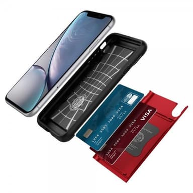 Spigen iPhone Xr Deksel Slim Armor CS Rød