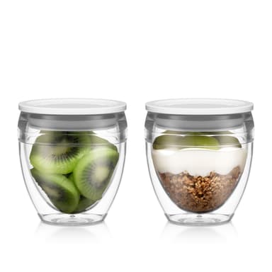 2 stk tumblerglass med doble vegger Bodum PAVINA TO GO