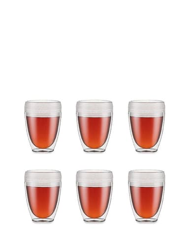 6 stk tumblerglass med doble vegger Bodum PAVINA OUTDOOR