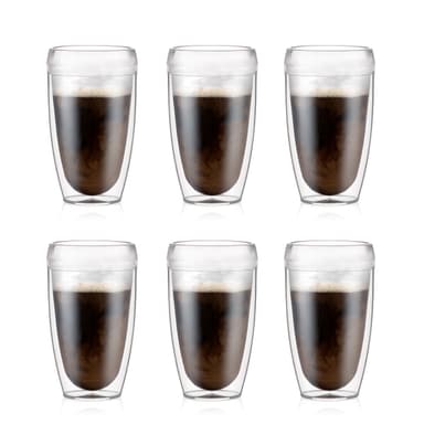 6 stk tumblerglass med doble vegger Bodum PAVINA OUTDOOR