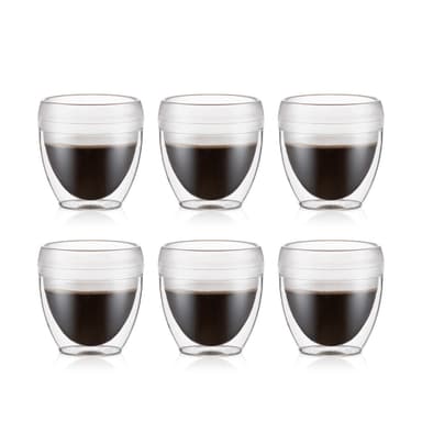 6 stk tumblerglass med doble vegger Bodum PAVINA OUTDOOR