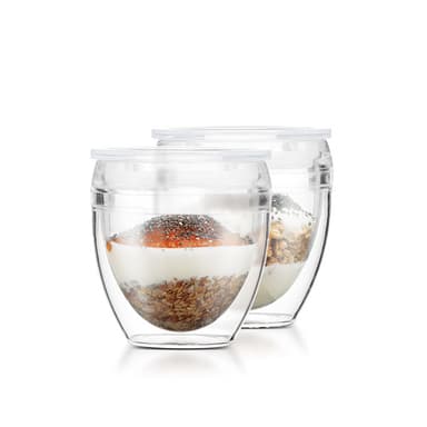 2 stk tumblerglass med doble vegger Bodum PAVINA TO GO