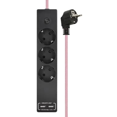 Proove 3-veis støpsel 312855 (rosa)
