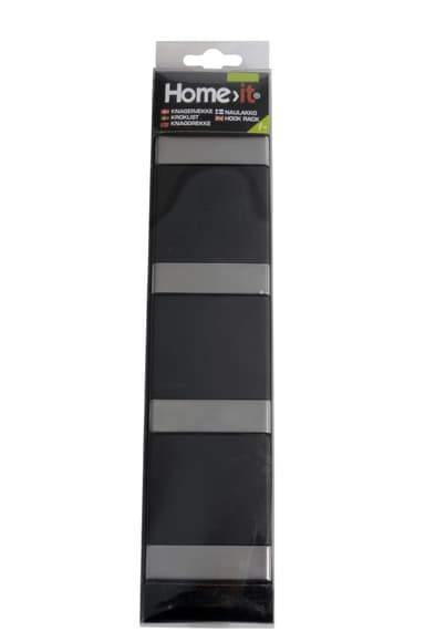 Knaggrekke 4 kn. FLEX - svart