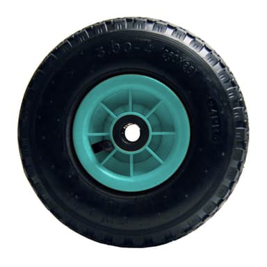 Hjul luftgummi 3,00x4" - ABS-felg, 150 kg.