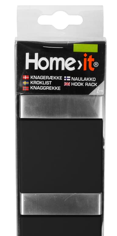 Knaggrekke 4 kn. FLEX - svart
