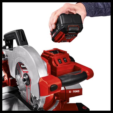 TE-MS 18/210 Li-Solo, Batteridrevet kapp-/gjæringssag